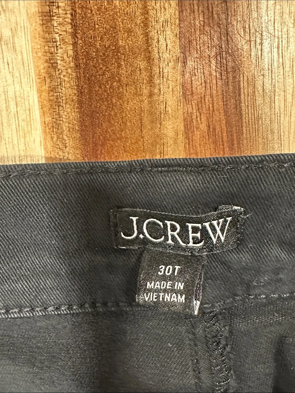 J. Crew Black Wide-Leg Jeans 573